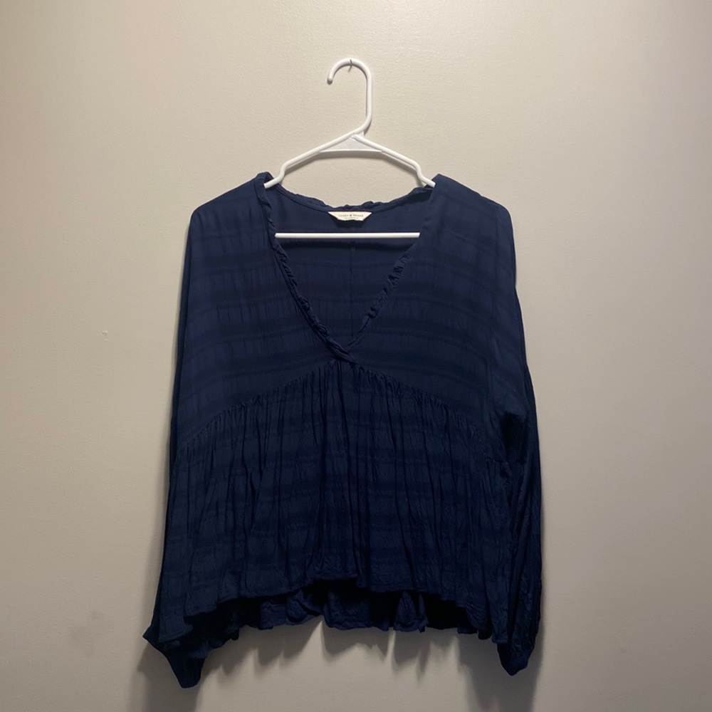 Lucky brand cropped long sleeve.
